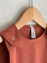 Load image into Gallery viewer, Pinafore pant romper | Terracotta | 12-18 mths