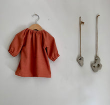 Load image into Gallery viewer, Gathered dress | Terracotta | 6-9 mths