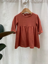 Load image into Gallery viewer, Sleeved dress | Terracotta | 9-12 mths
